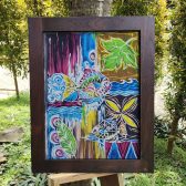 Lukisan Batik Ikan - BMK